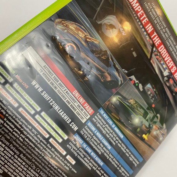 Shift 2 Unleashed Limited Edition Xbox 360 Video Game Complete - Picture 7 of 9